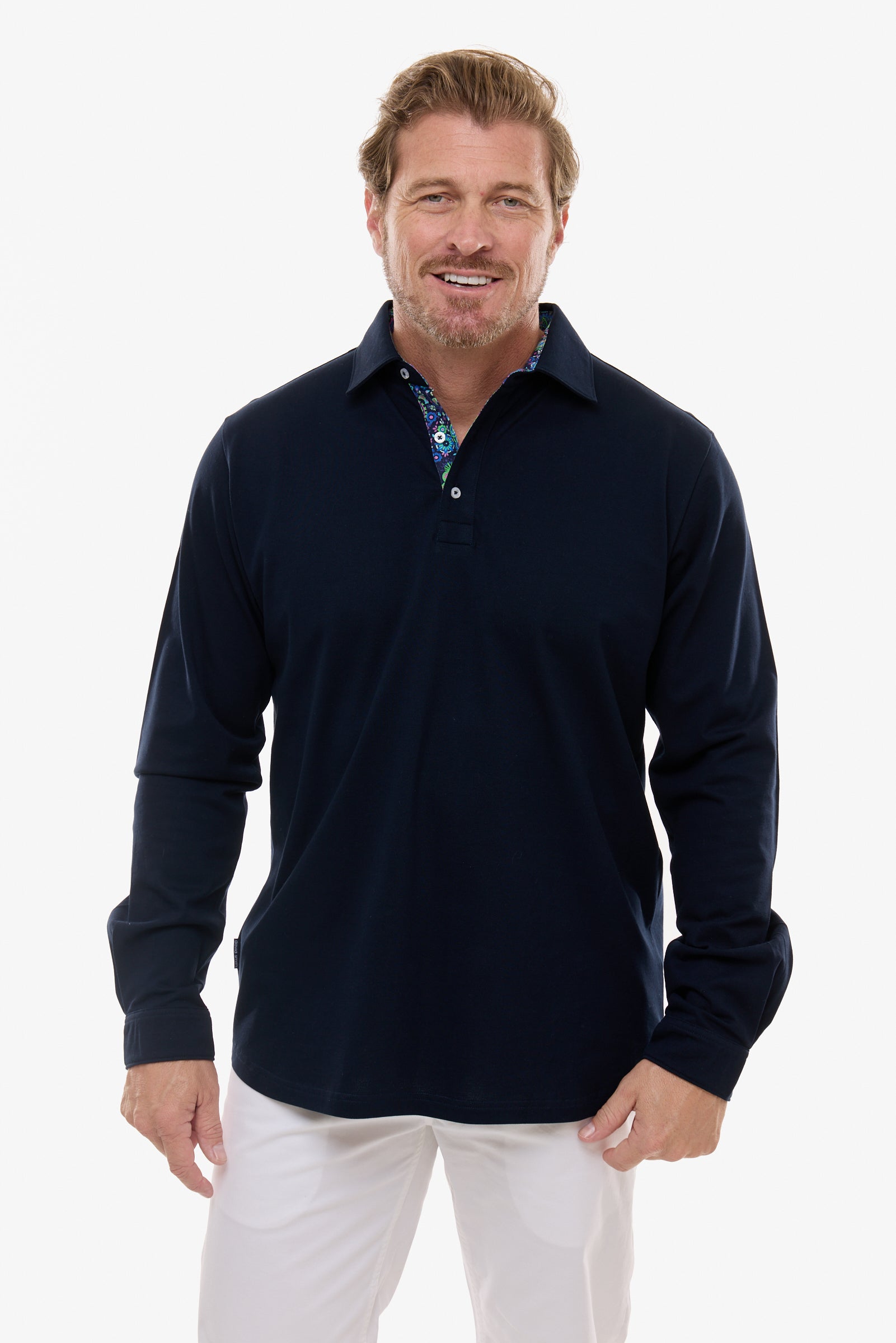 AMALFI POLO INK LONG SLEEVE