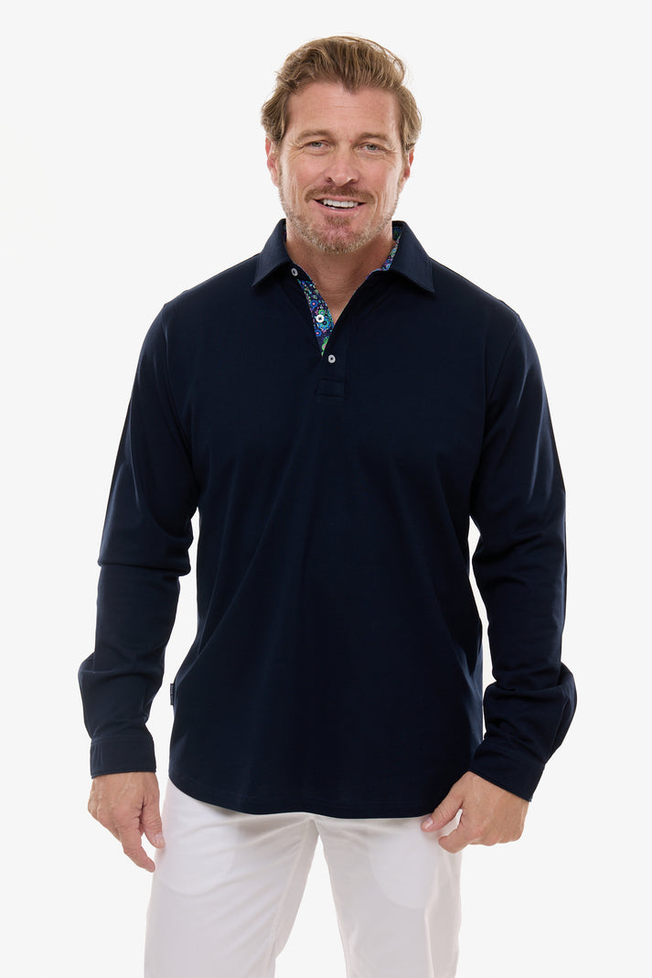 AMALFI POLO INK LONG SLEEVE