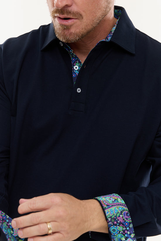 AMALFI POLO INK LONG SLEEVE