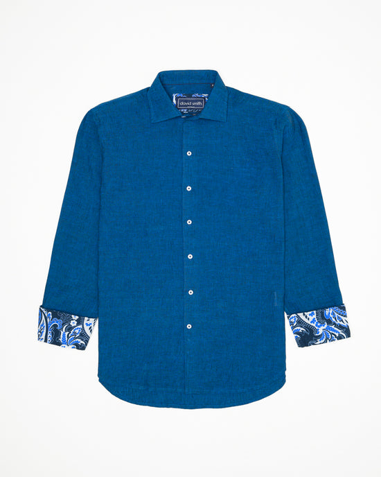 LANIKAI LINEN SHIRT INDIGO