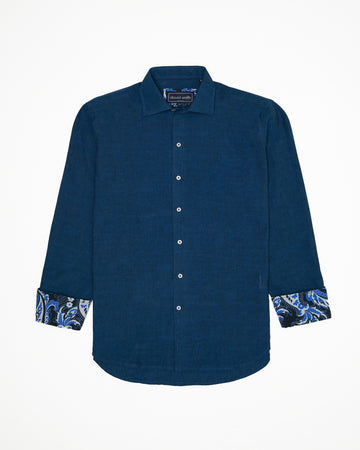 LANIKAI LINEN SHIRT INDIGO
