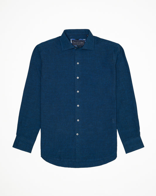 LANIKAI LINEN SHIRT INDIGO