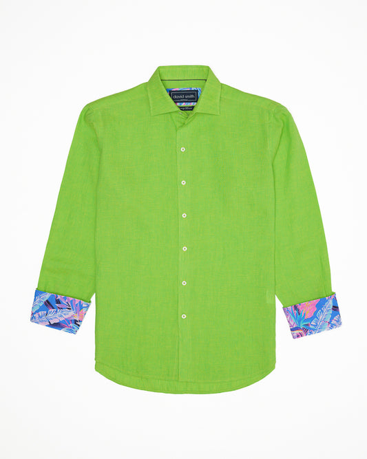LANIKAI LINEN SHIRT LIME