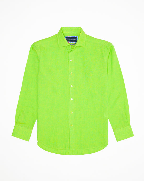 LANIKAI LINEN SHIRT LIME