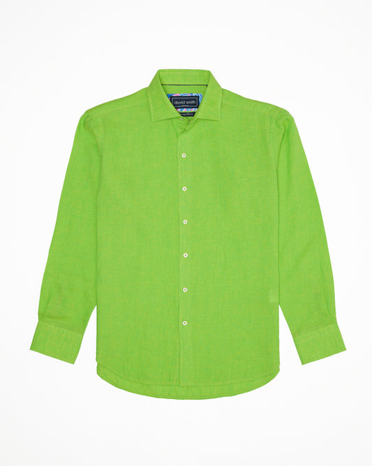 LANIKAI LINEN SHIRT LIME