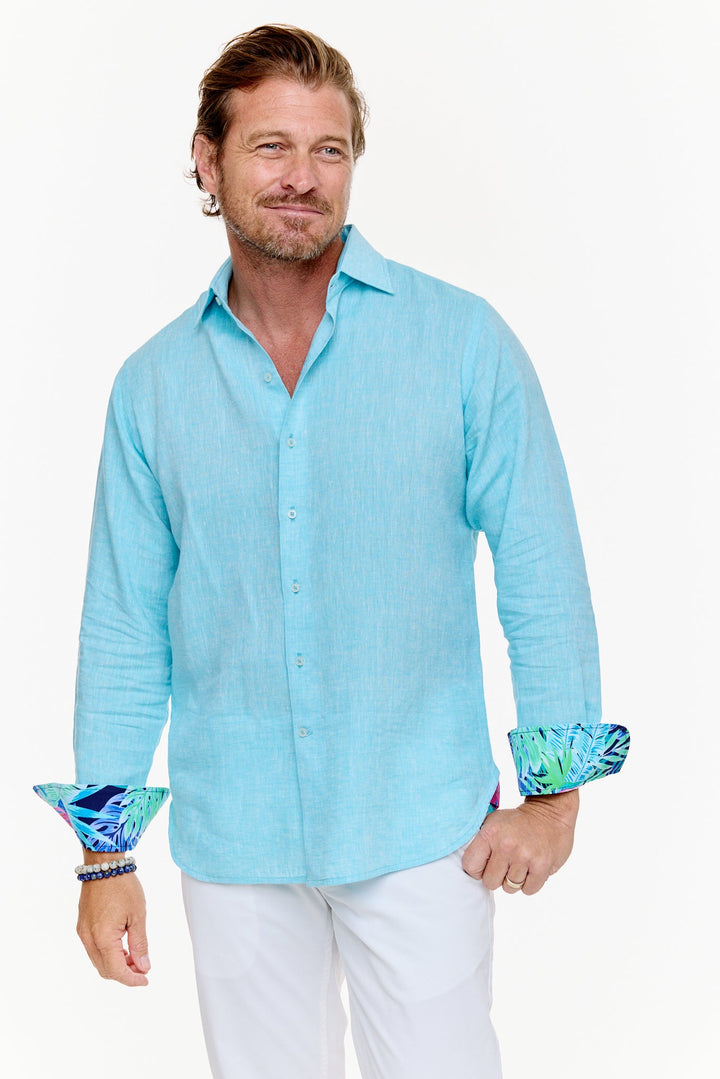 LANIKAI LINEN SHIRT POOL-David Smith Australia