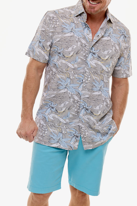 TRAVELLER SHIRT PEBBLE