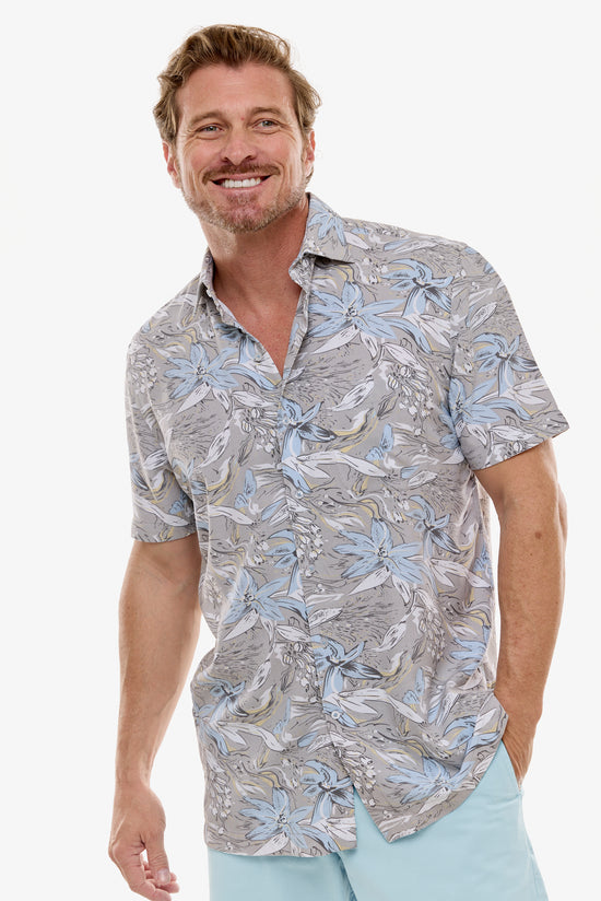 TRAVELLER SHIRT PEBBLE