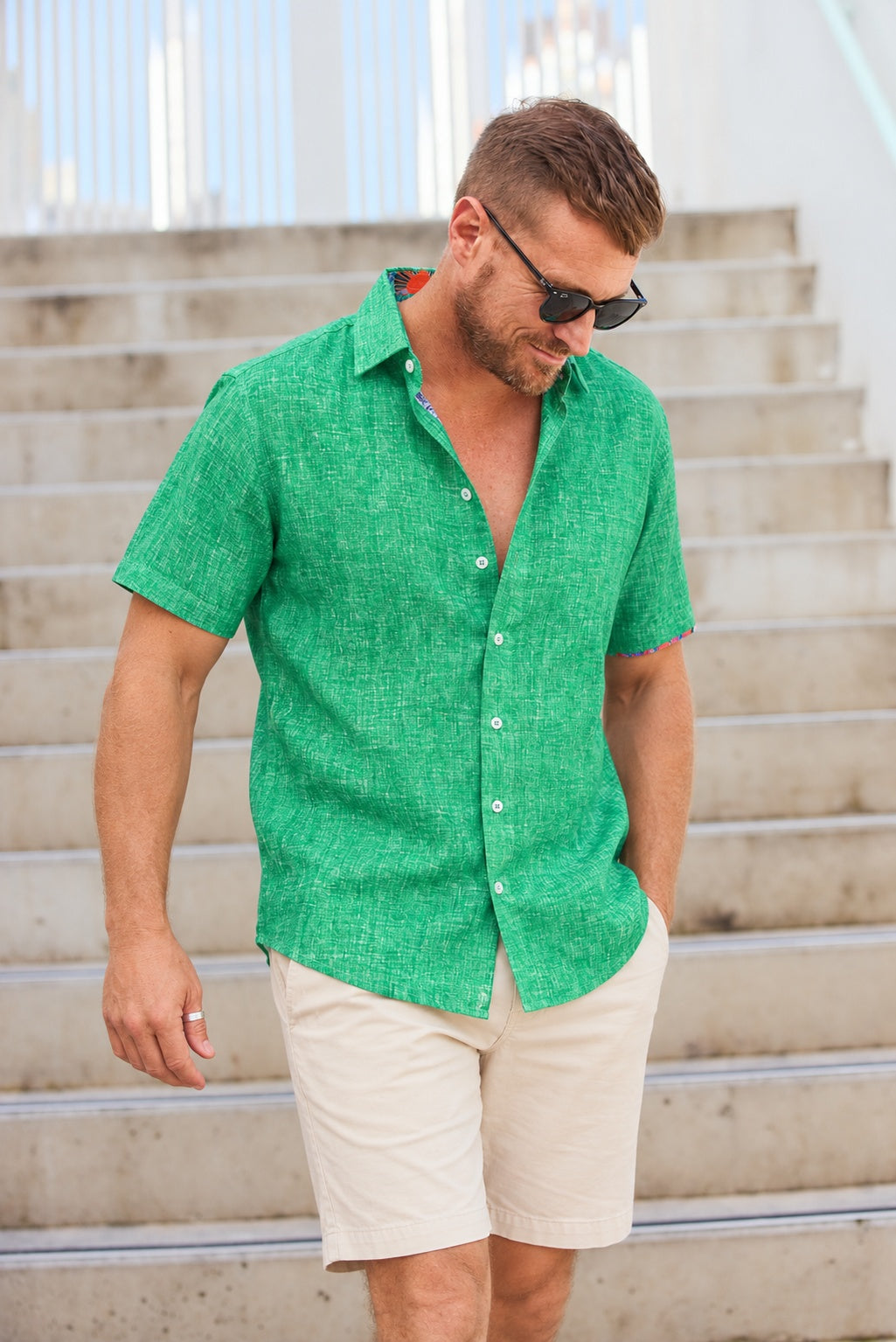 CAYMAN SILCOTT SHIRT JADE