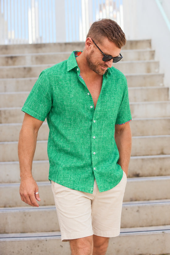 CAYMAN SILCOTT SHIRT JADE