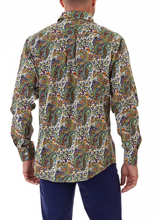 PEACOCK PAISLEY SHIRT-David Smith Australia