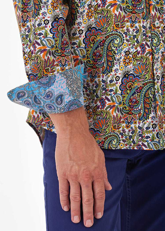 PEACOCK PAISLEY SHIRT-David Smith Australia