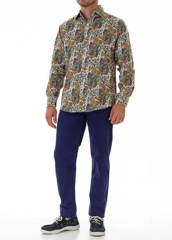 PEACOCK PAISLEY SHIRT-David Smith Australia