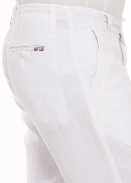 EDEN WHITE LINEN PANT-David Smith Australia