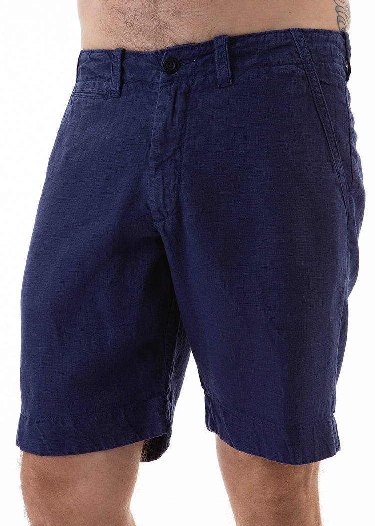 REEF INK LINEN SHORT-David Smith Australia