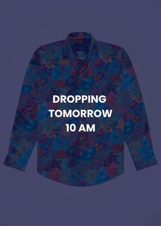 PLUME SHIRT AQUA