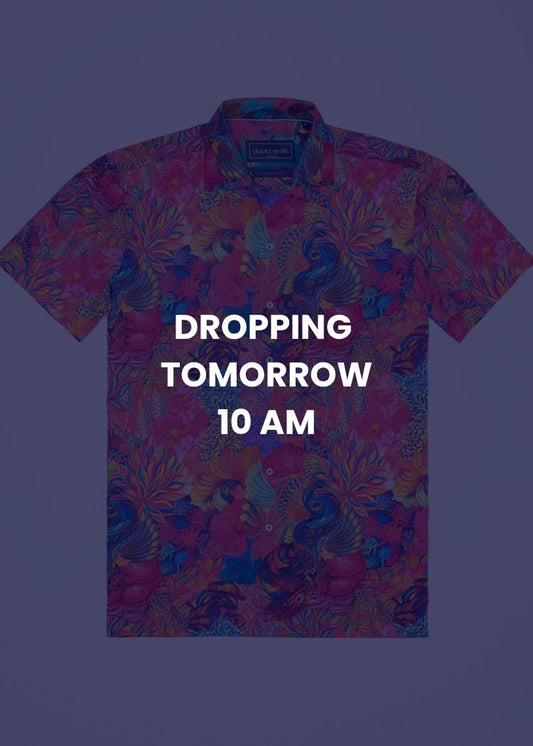 PLUME SHIRT SHORT SLEEVE HOT PINK