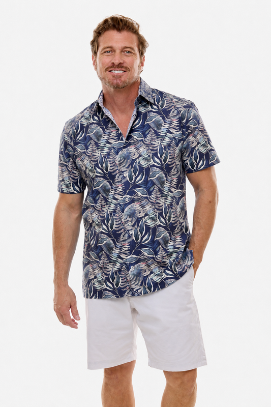 BURLEIGH SHIRT MIDNIGHT