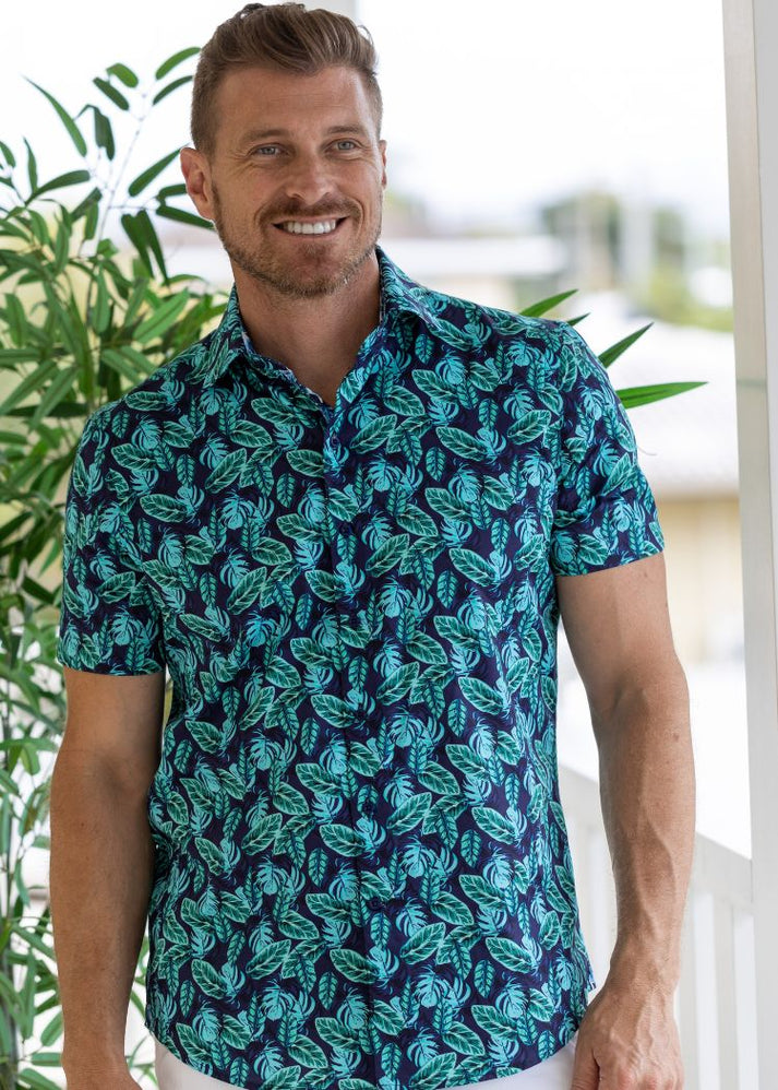 SUMMER ESSENCE SHIRT NAVY